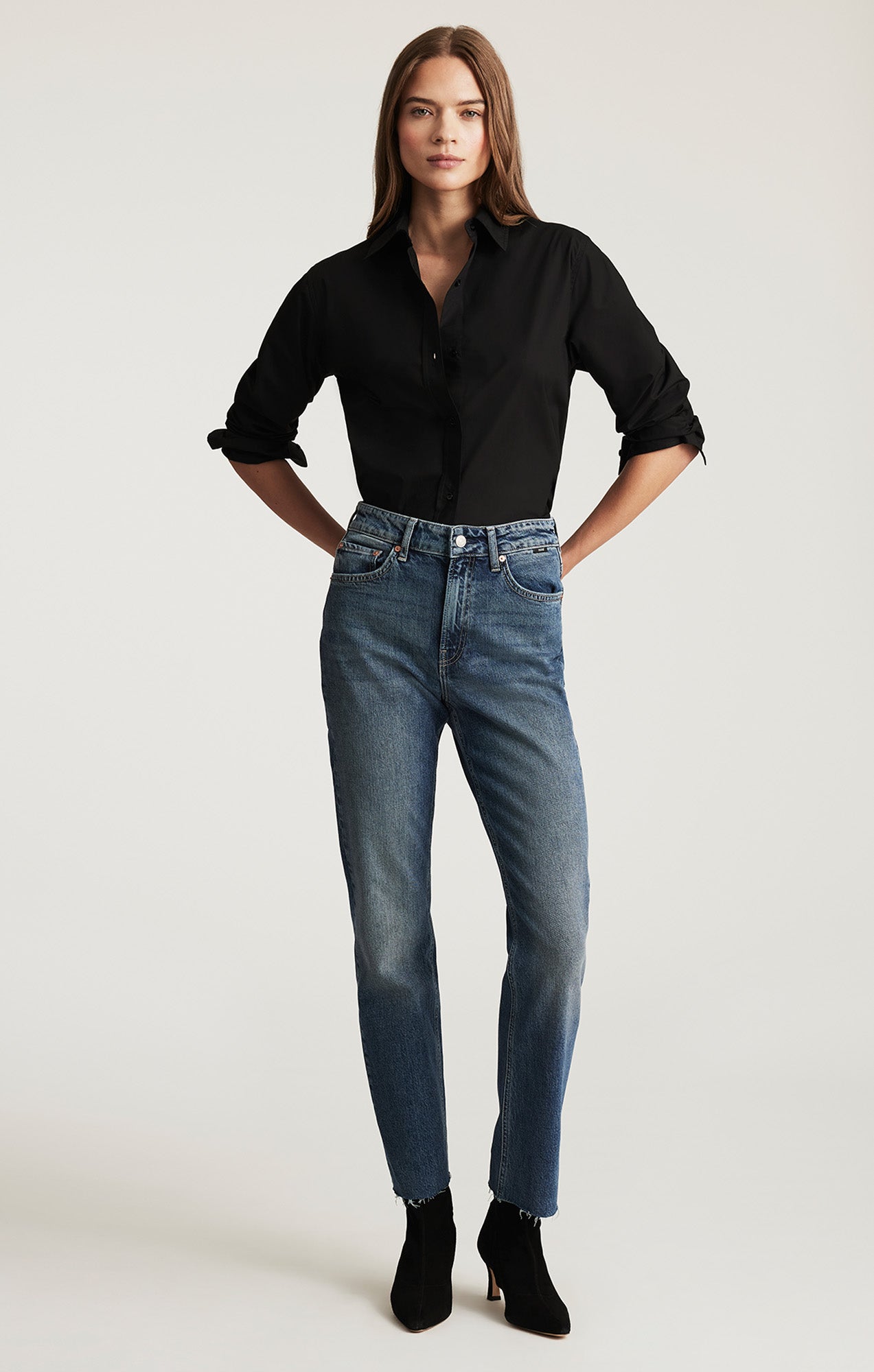Mavi New York High Rise Straight Leg