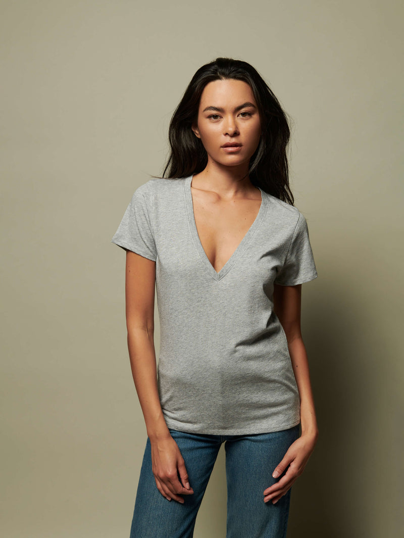 Nation Women's Blair Slim V-neck Tee