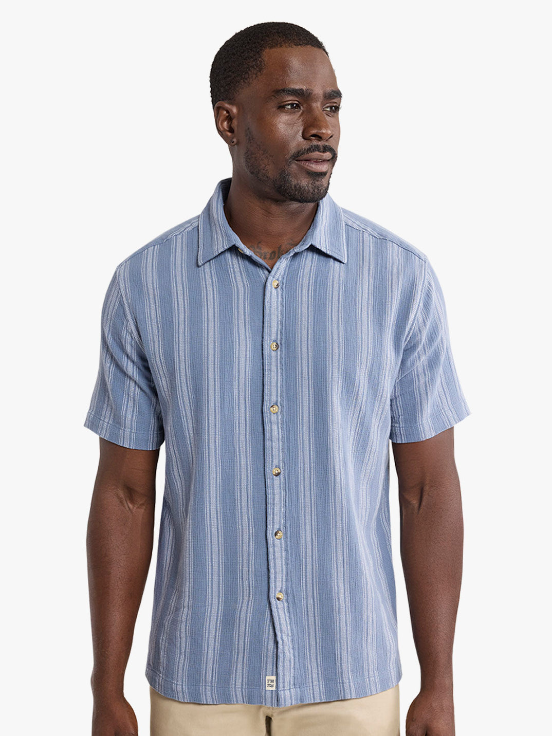 Fair Harbor Men's Oasis Textured Shirt