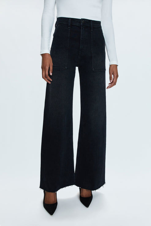 Pistola Penny Utility High Rise Wide Leg - Collins