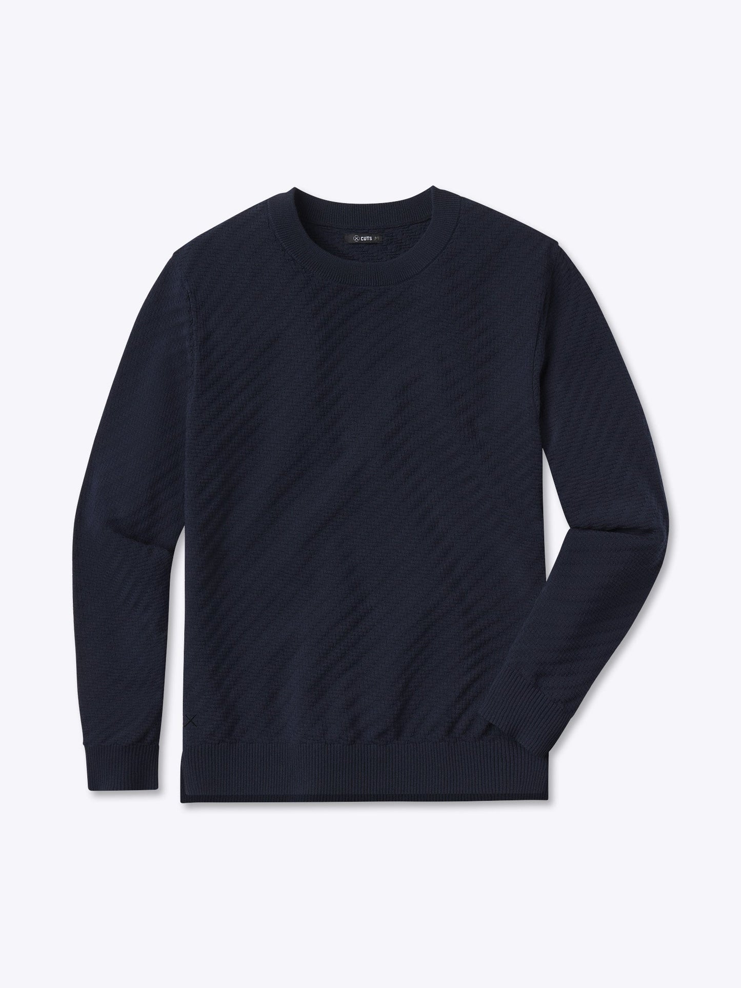 Cuts Men's Riviera Knit Long Sleeve Texture Sweater