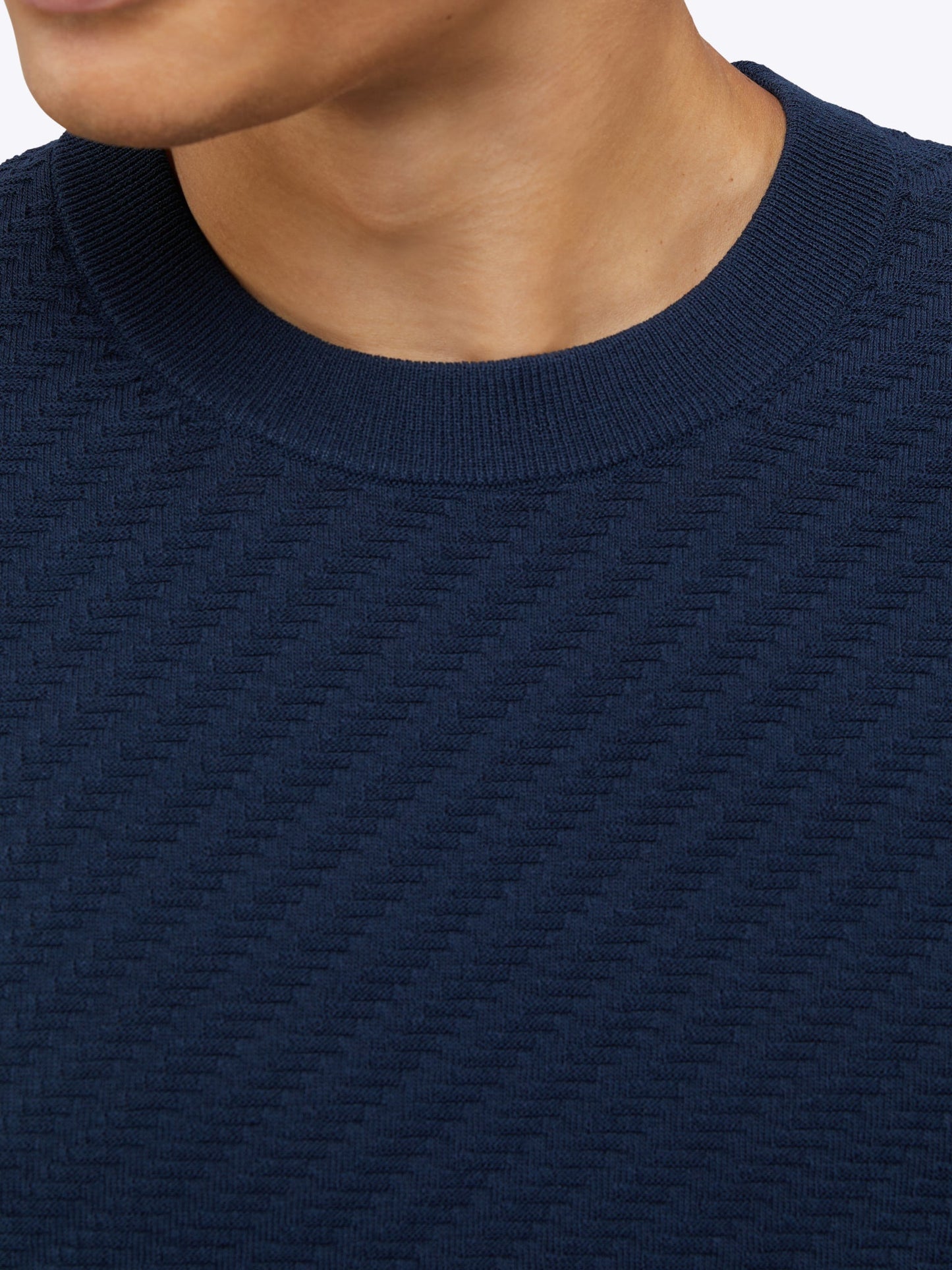 Cuts Men's Riviera Knit Long Sleeve Texture Sweater