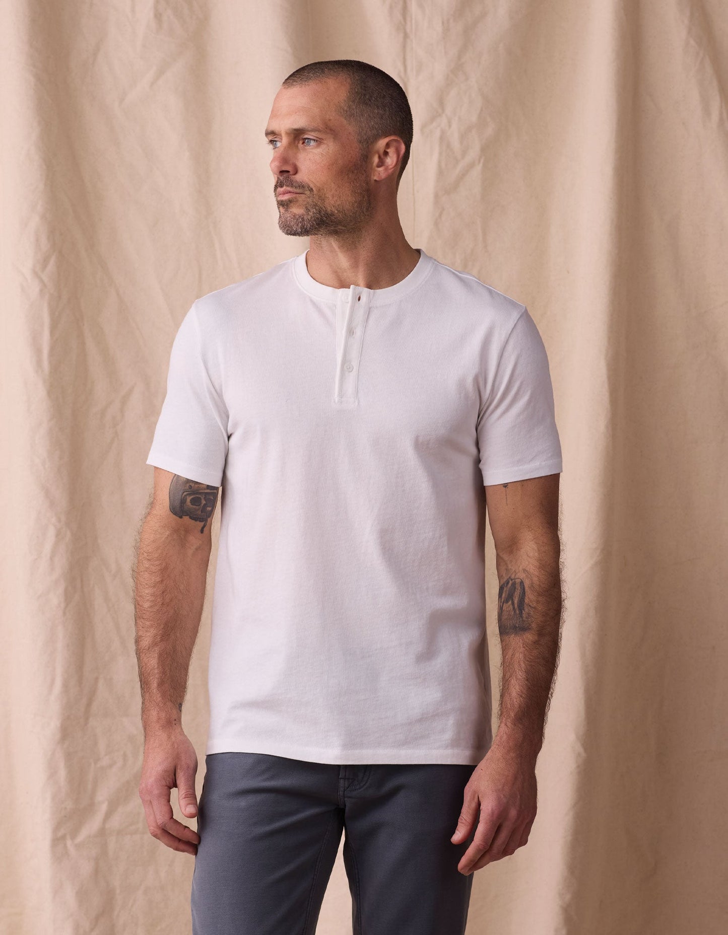The Normal Brand Men's Normal Jersey Henley