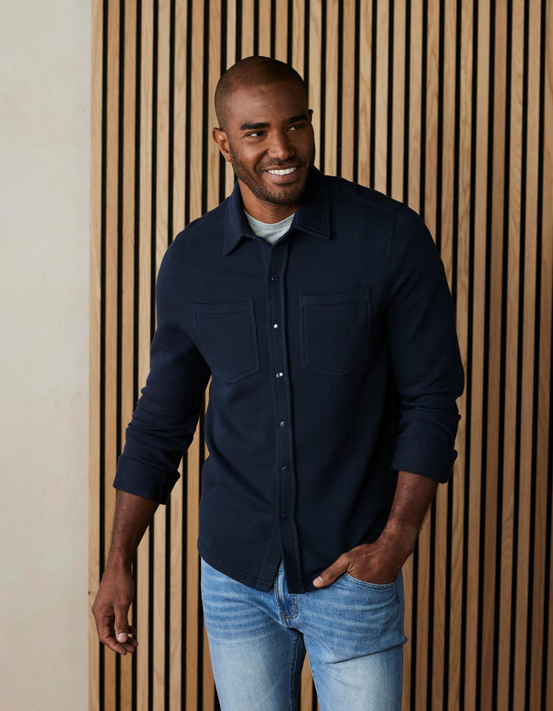 Terry Looped Normal Brand Men's Looped Terry Shirt – HimandHerBoutique