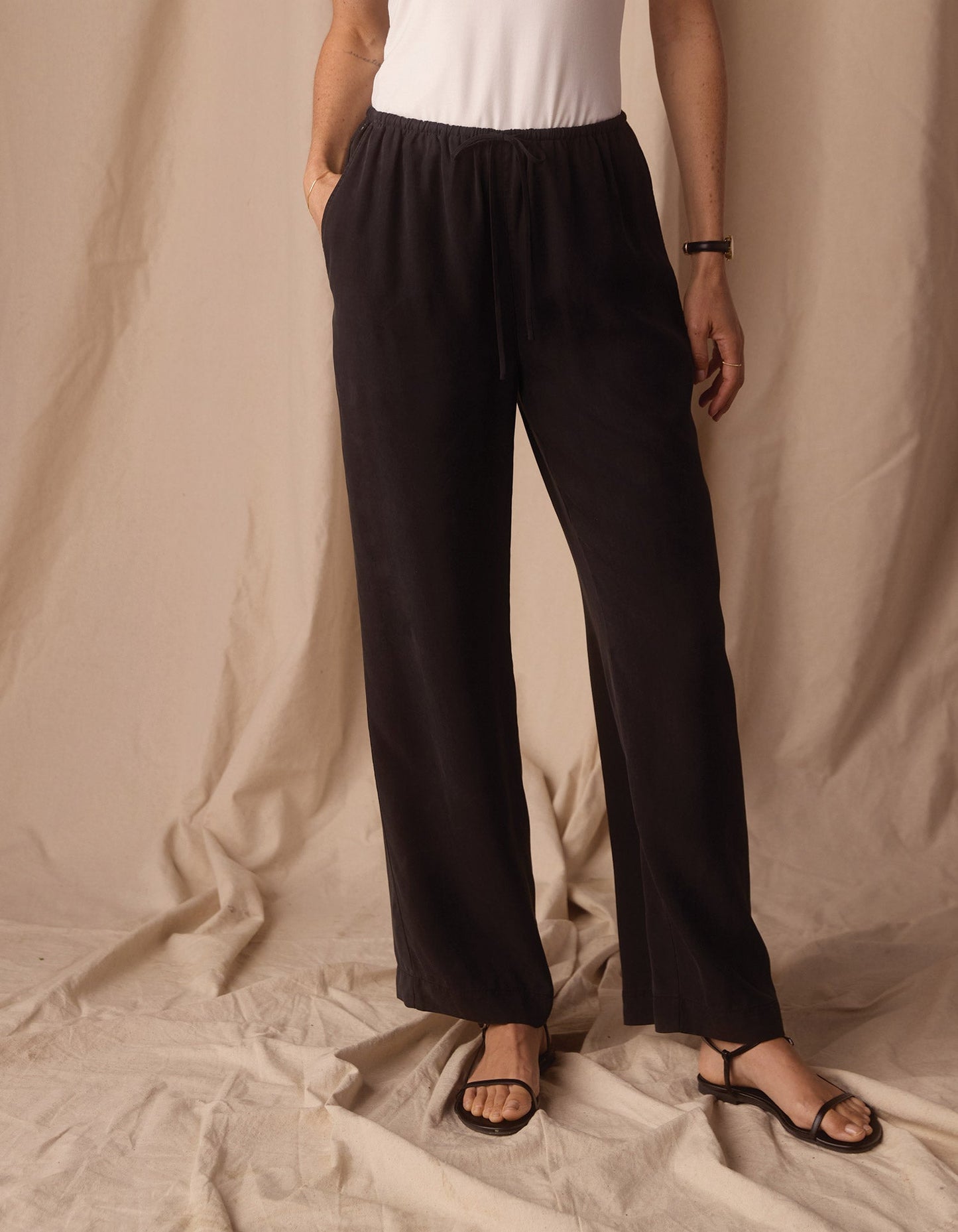 The Normal Brand Women's Sueded Drawcord Pant