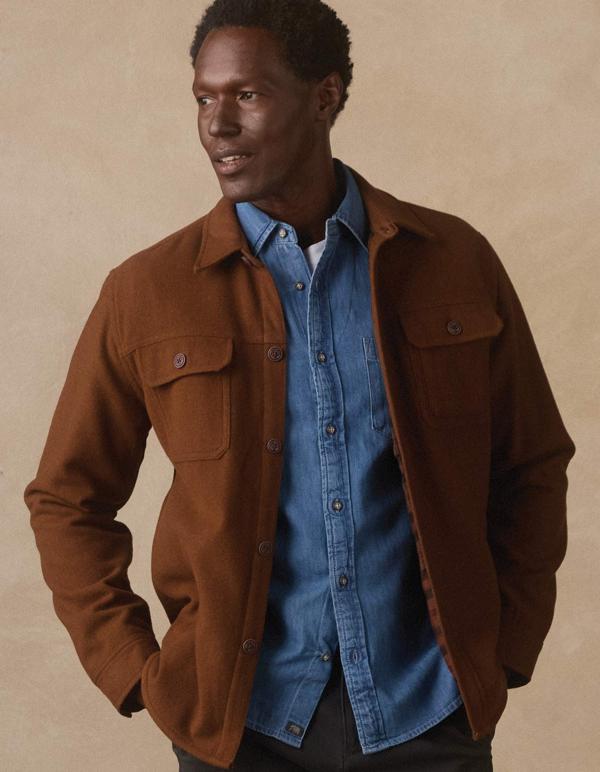 The Normal Brand Brightside Flannel Lined Workwear Jacket