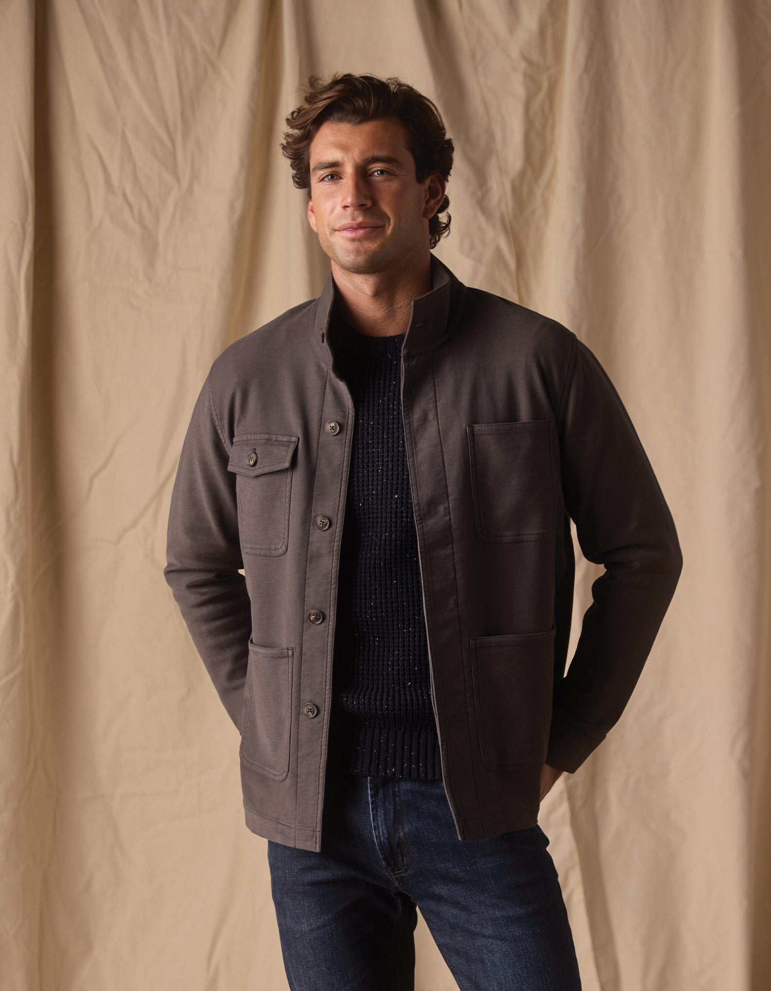 The Normal Brand Comfort Terry Chore Coat – HimandHerBoutique