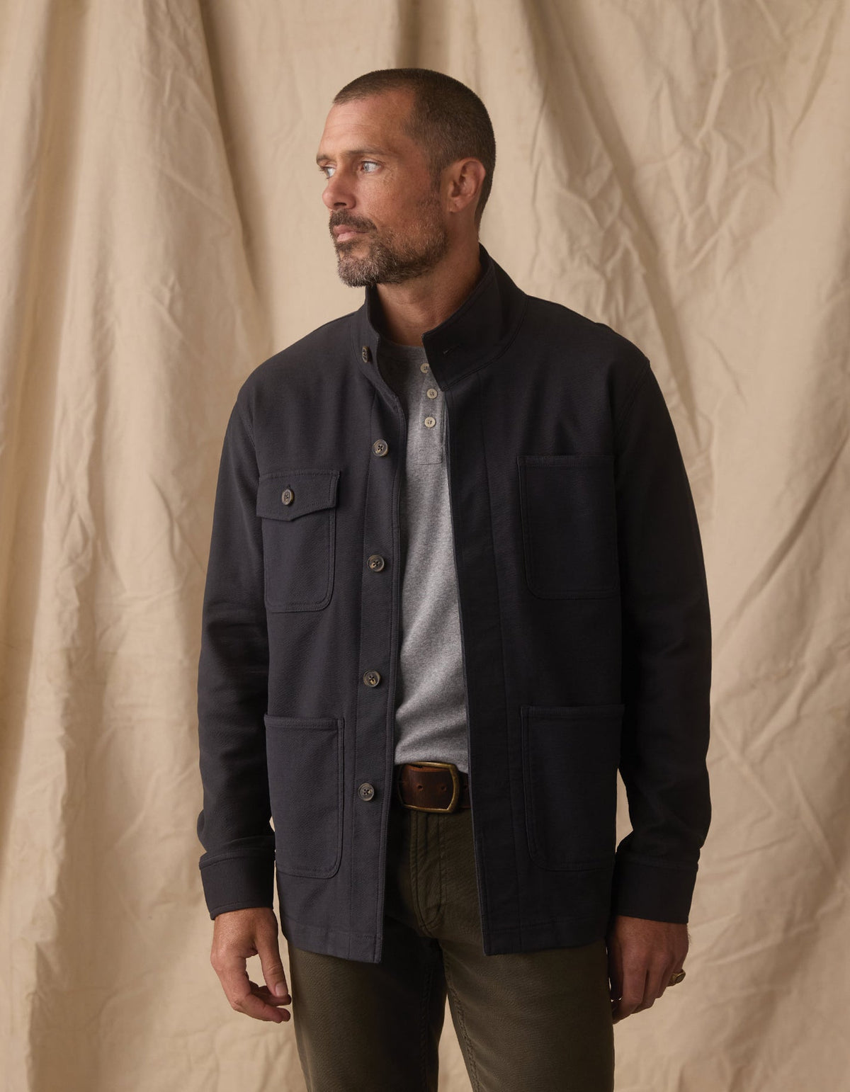 The Normal Brand Men's Comfort Terry Chore Coat