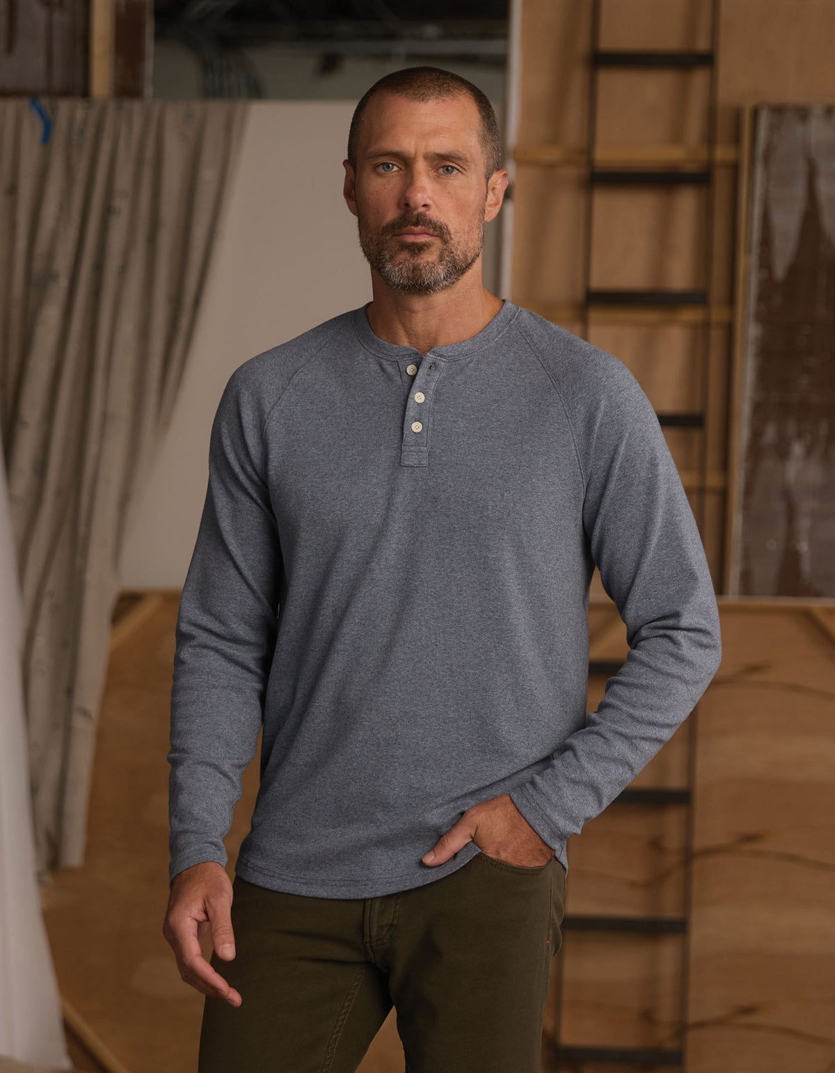 The Normal Brand Men's Puremeso Everyday Henley