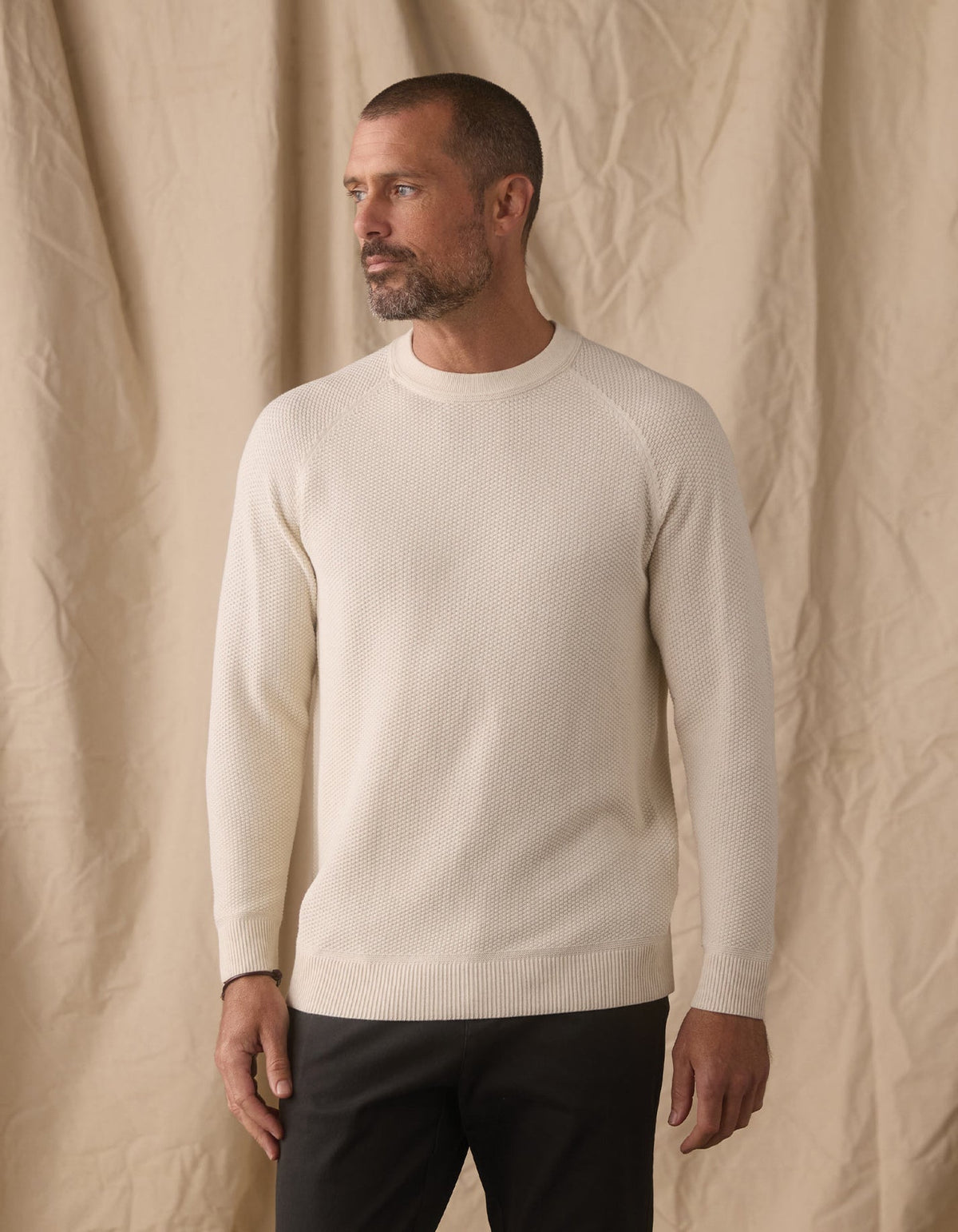 The Normal Brand Coolmax textured Crewneck