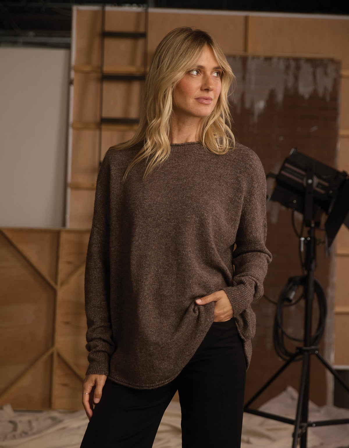 The Normal Brand Women's Marianna Crewneck Sweater