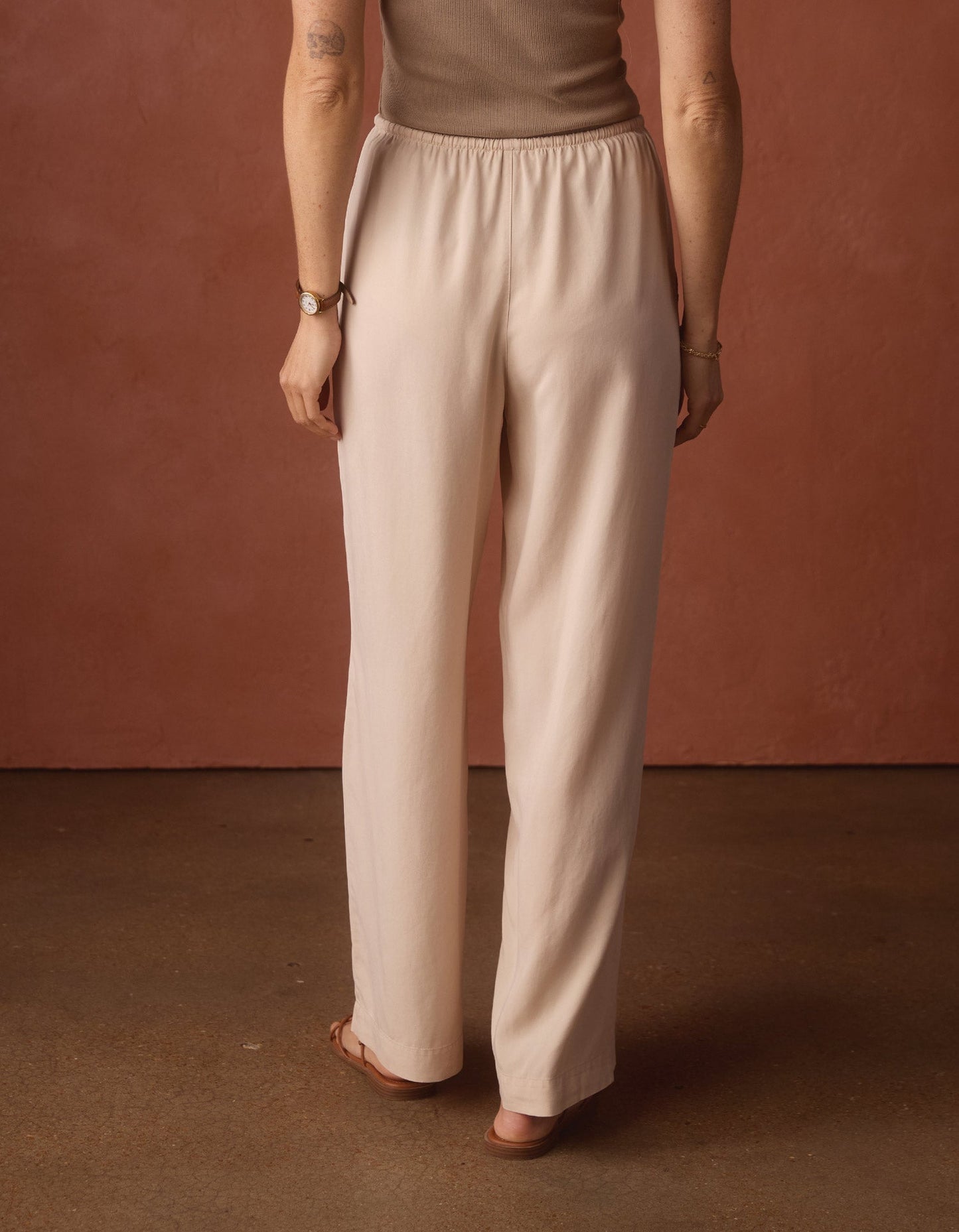 The Normal Brand Women's Sueded Drawcord Pant