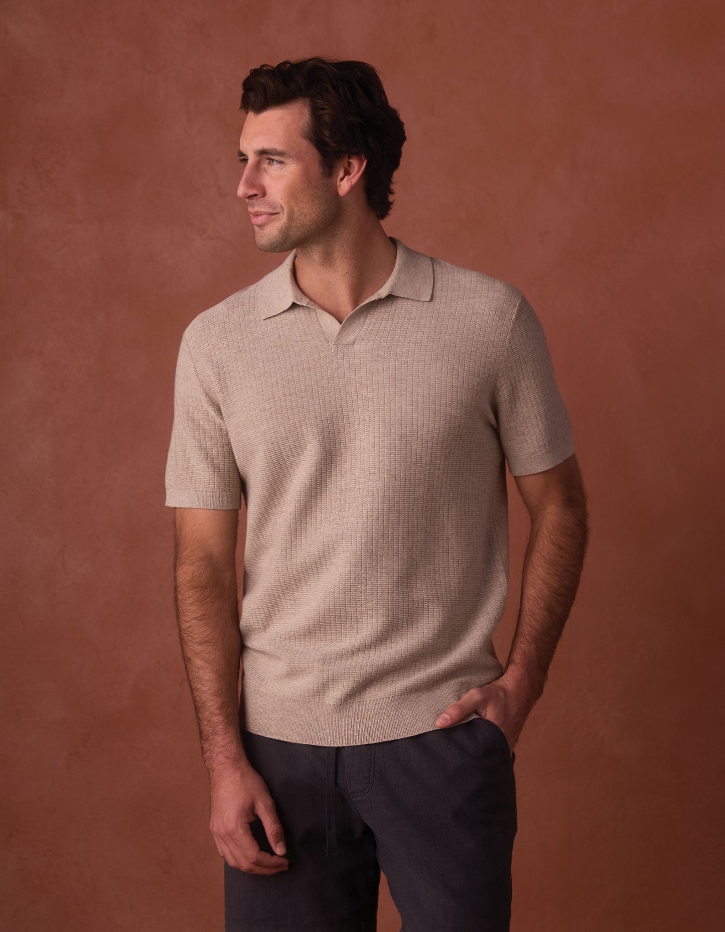 The Normal Brand Men's Breezeknit Polo