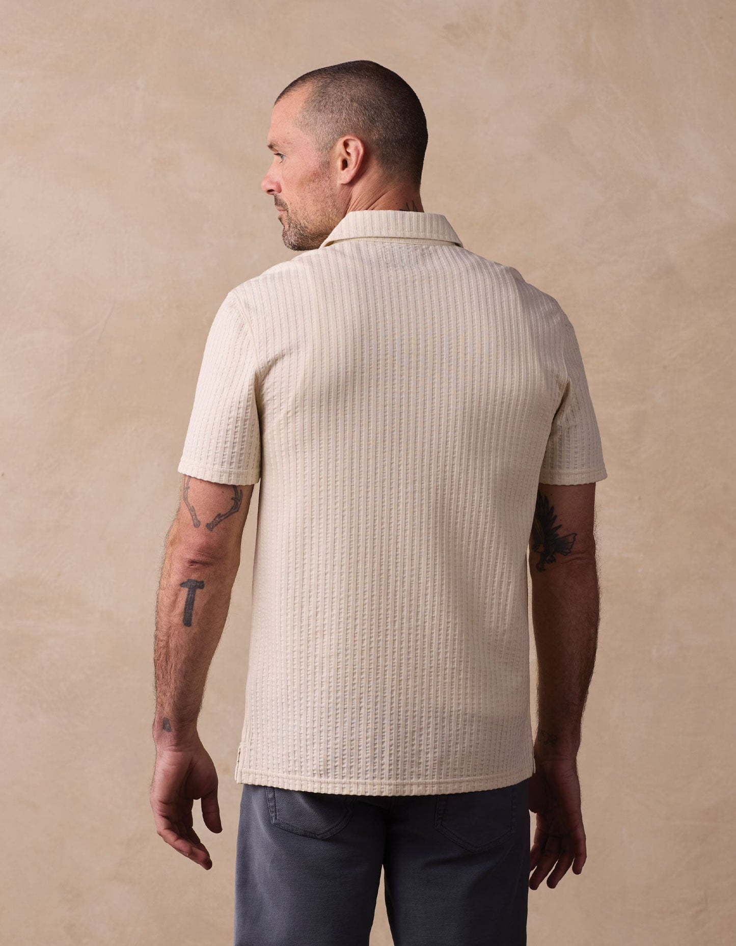The Normal Brand Men's Knit Getaway Button Up