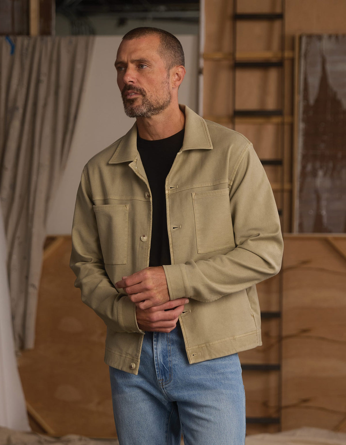 The Normal Brand men's Comfort Terry All Day Jacket