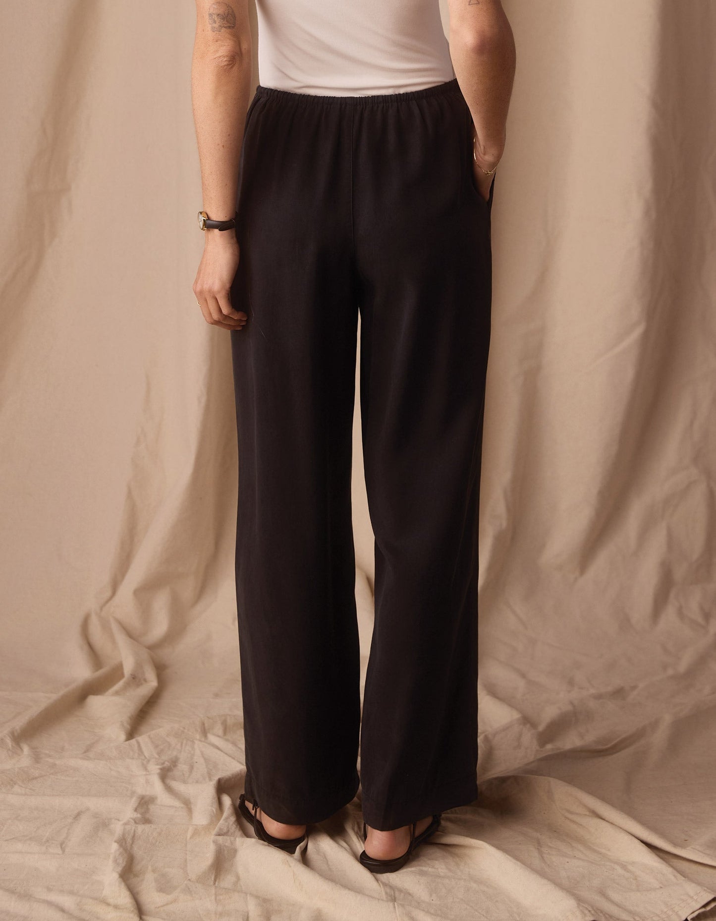 The Normal Brand Women's Sueded Drawcord Pant
