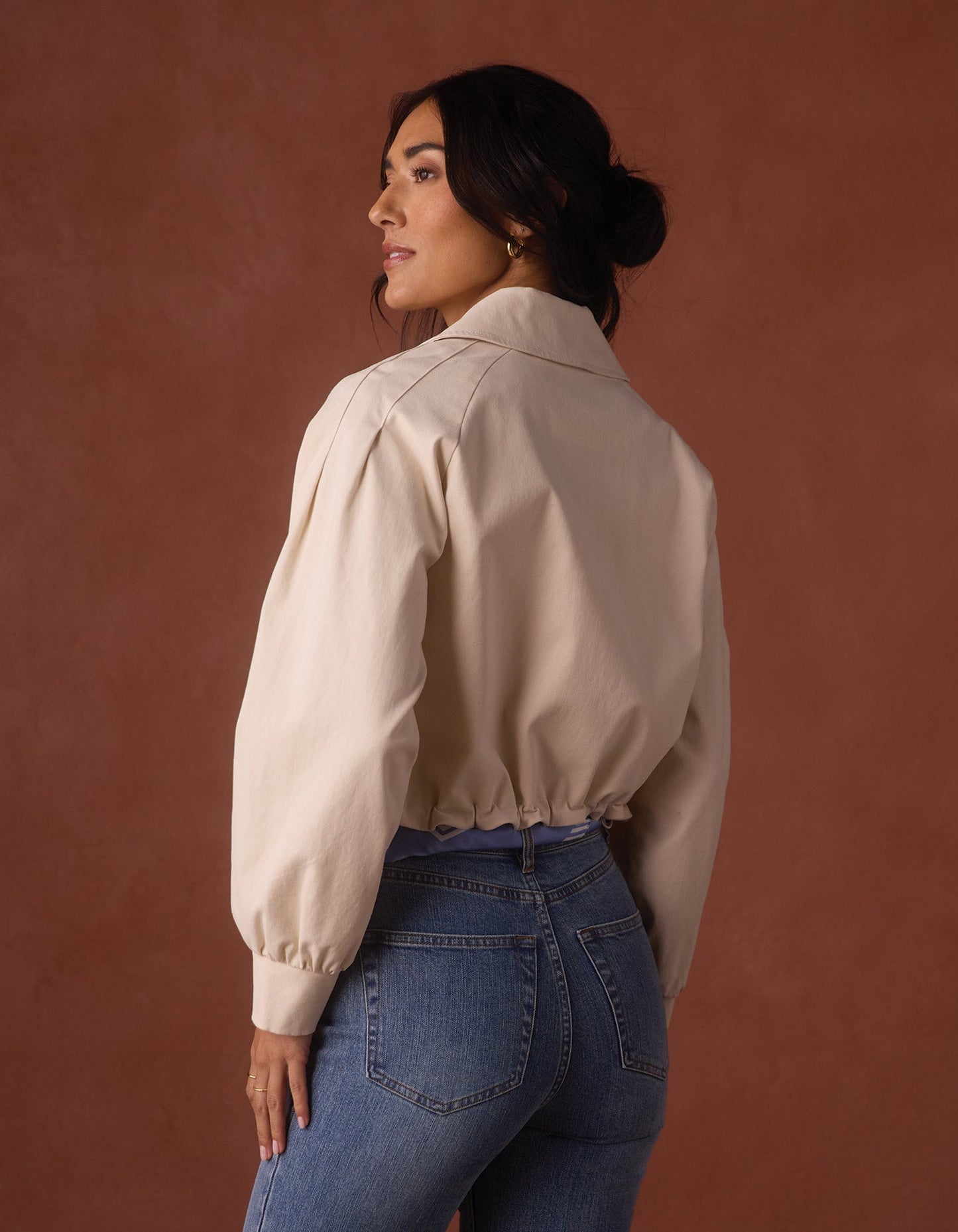 The Normal Brand Women's Gia Lapel Cropped Jacket