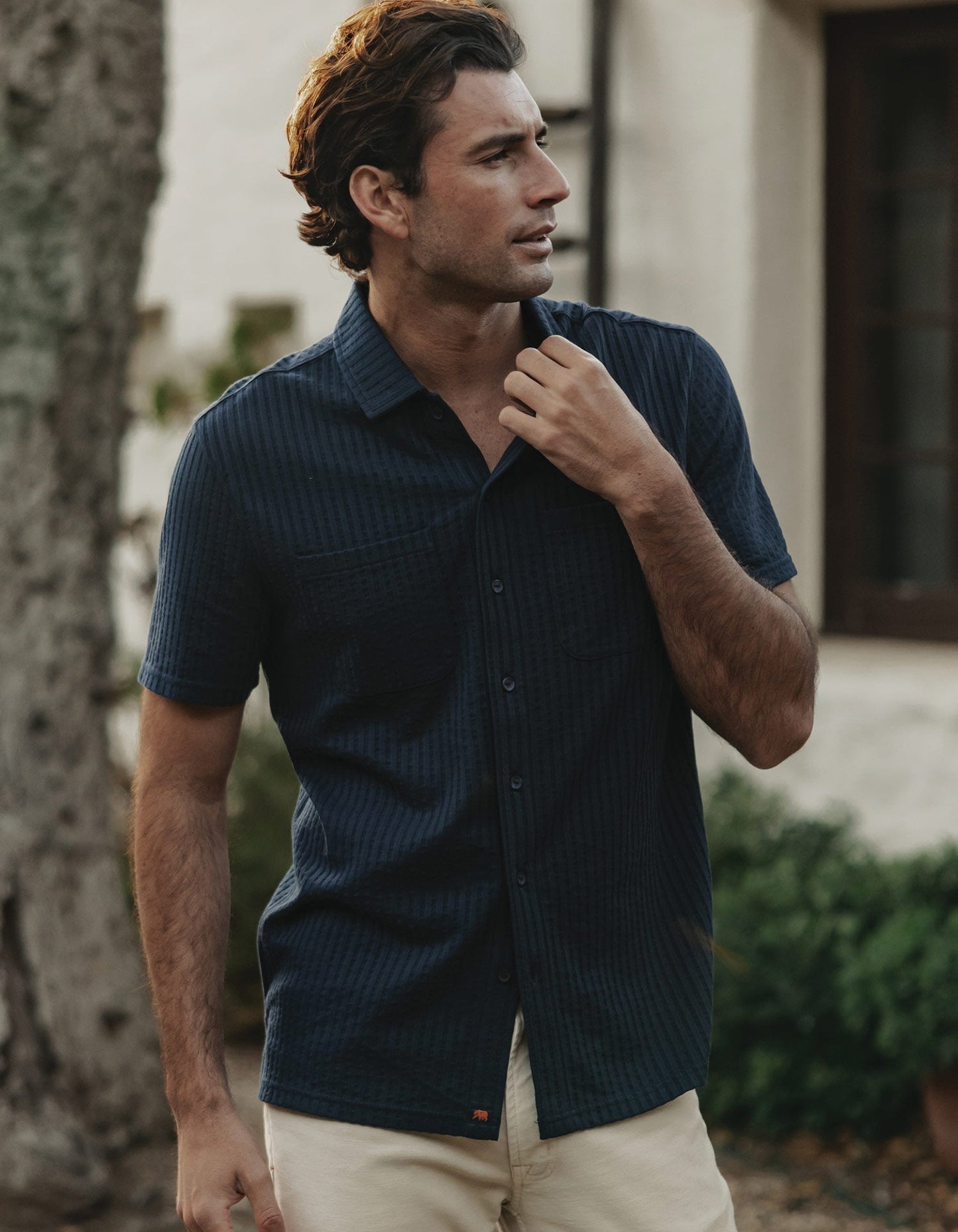The Normal Brand Men's Knit Getaway Button Up
