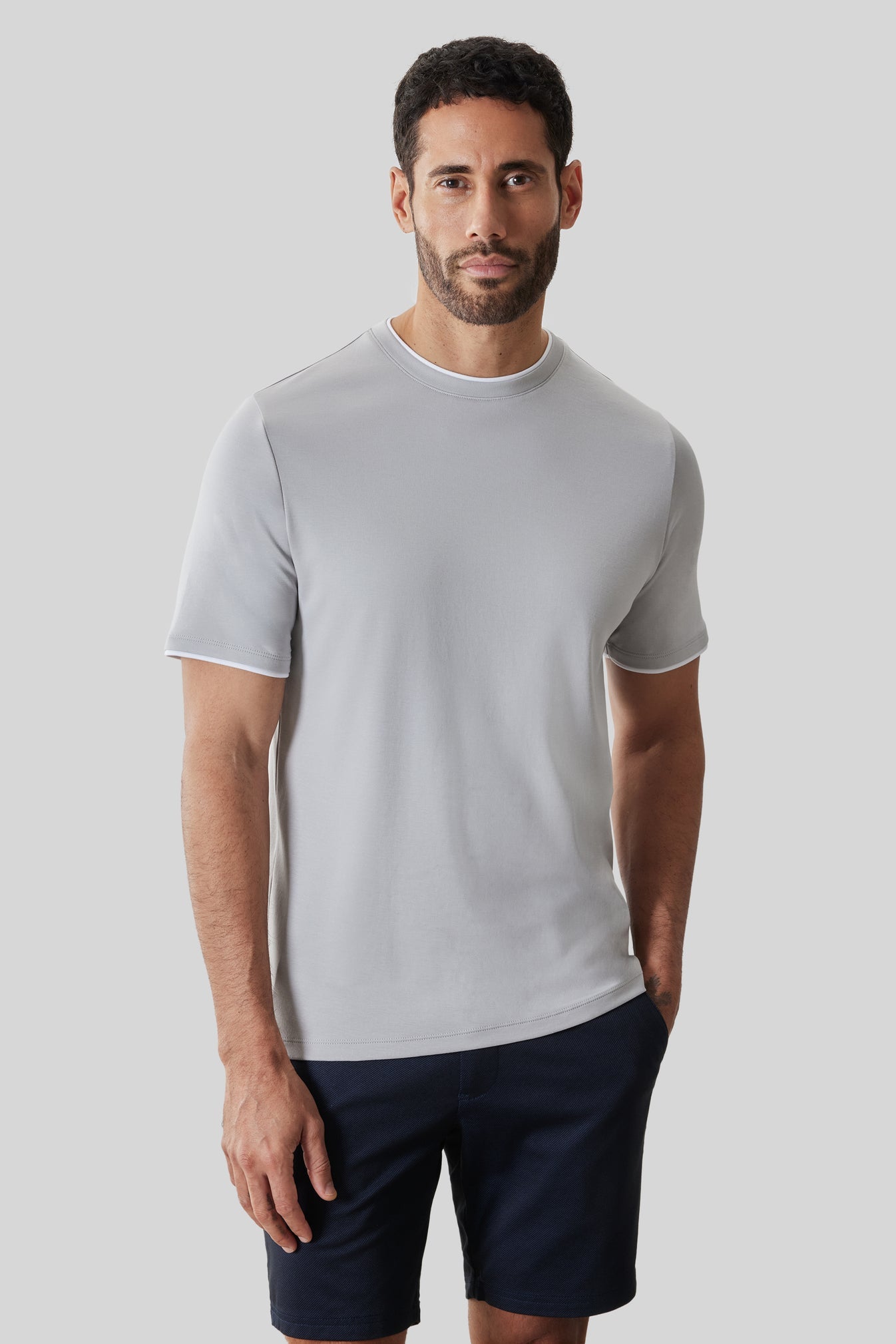 Robert Brakett Georgia Short Sleeve Tee With Trim