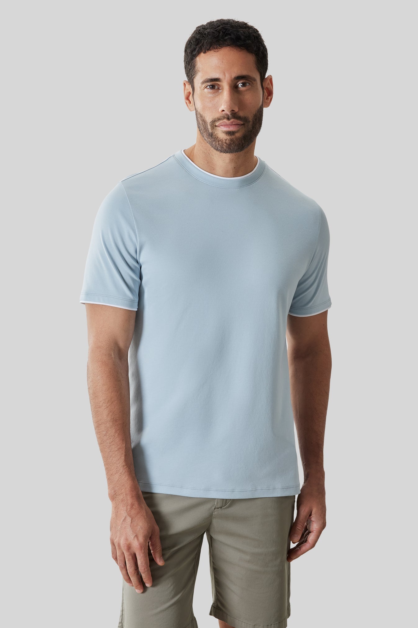 Robert Brakett Georgia Short Sleeve Tee With Trim