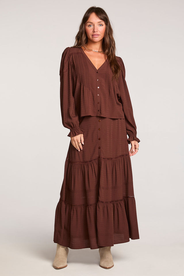 Saltwater Luxe Jaycee Midi Skirt