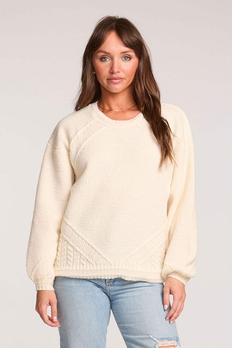 Saltwater Luxe Alderon Natural Sweater