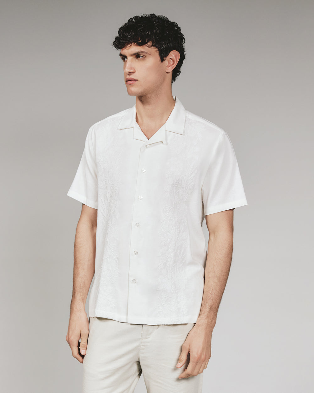 7 Diamonds Men's Aurelio Camp Shirt
