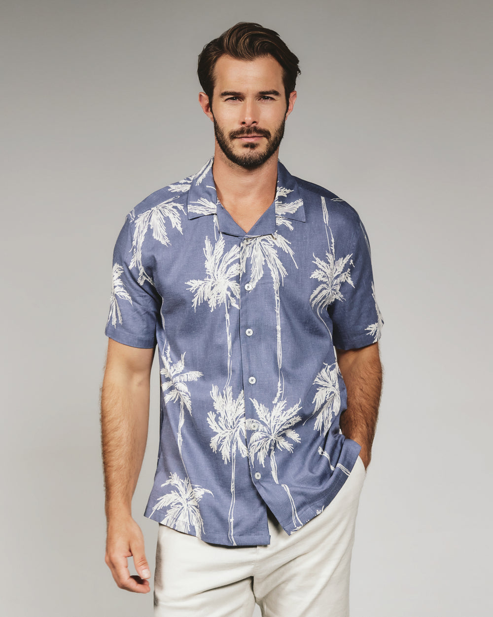 7 Diamonds Men's Daytona Camp Shirt