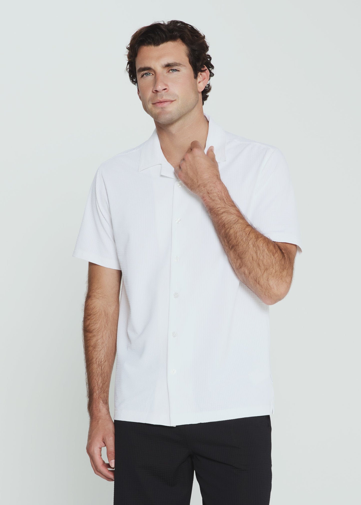 7 Diamonds Men's Sutherland Camp Shirt