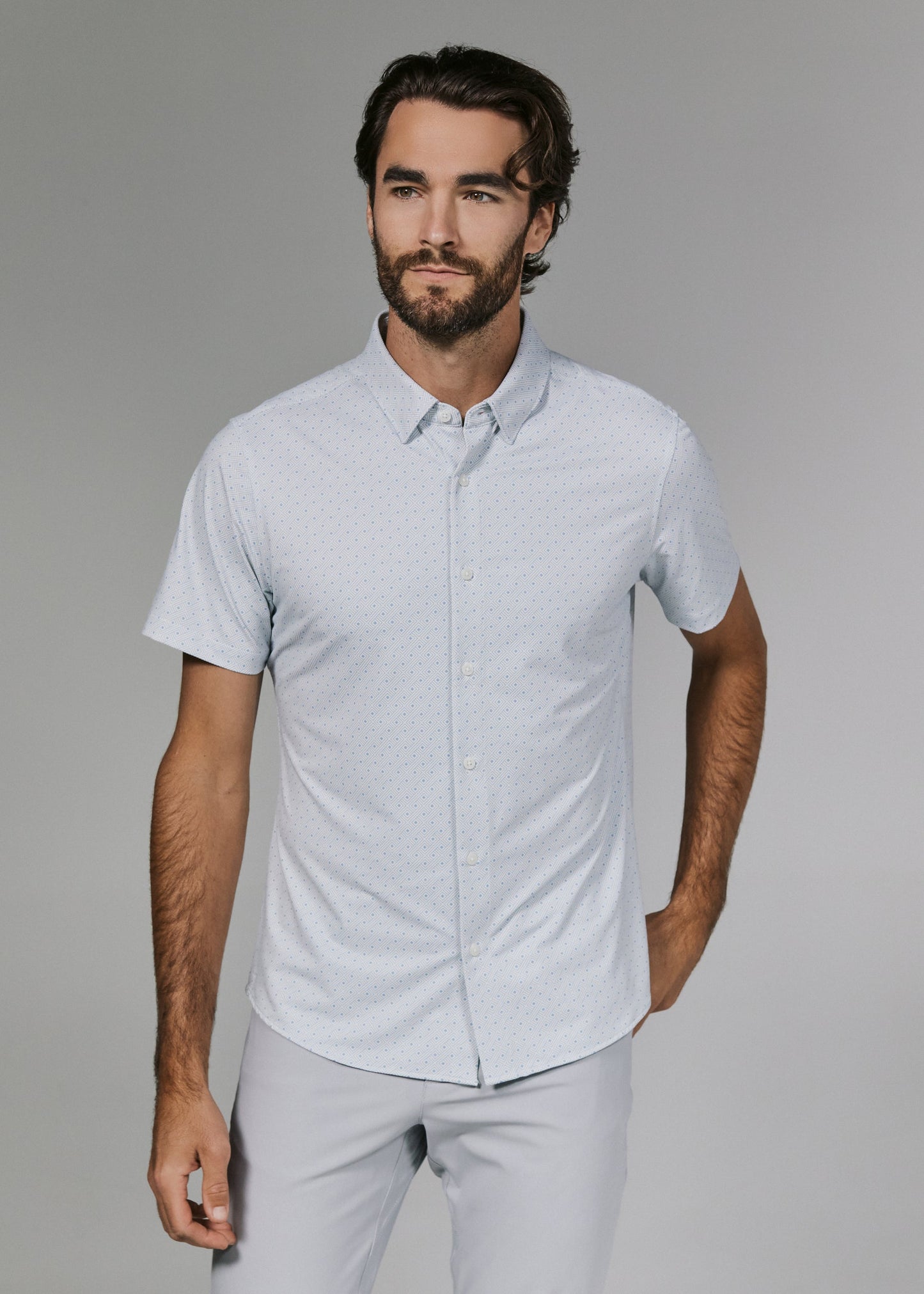 7 Diamonds Men's Austell Short Sleeve Shirt
