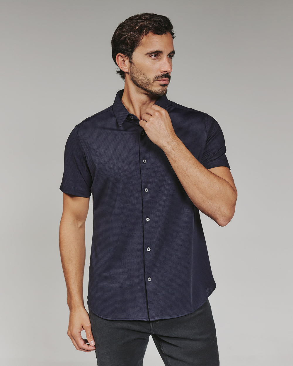 7 Diamonds Men's Aldridge Short Sleeve Shirt