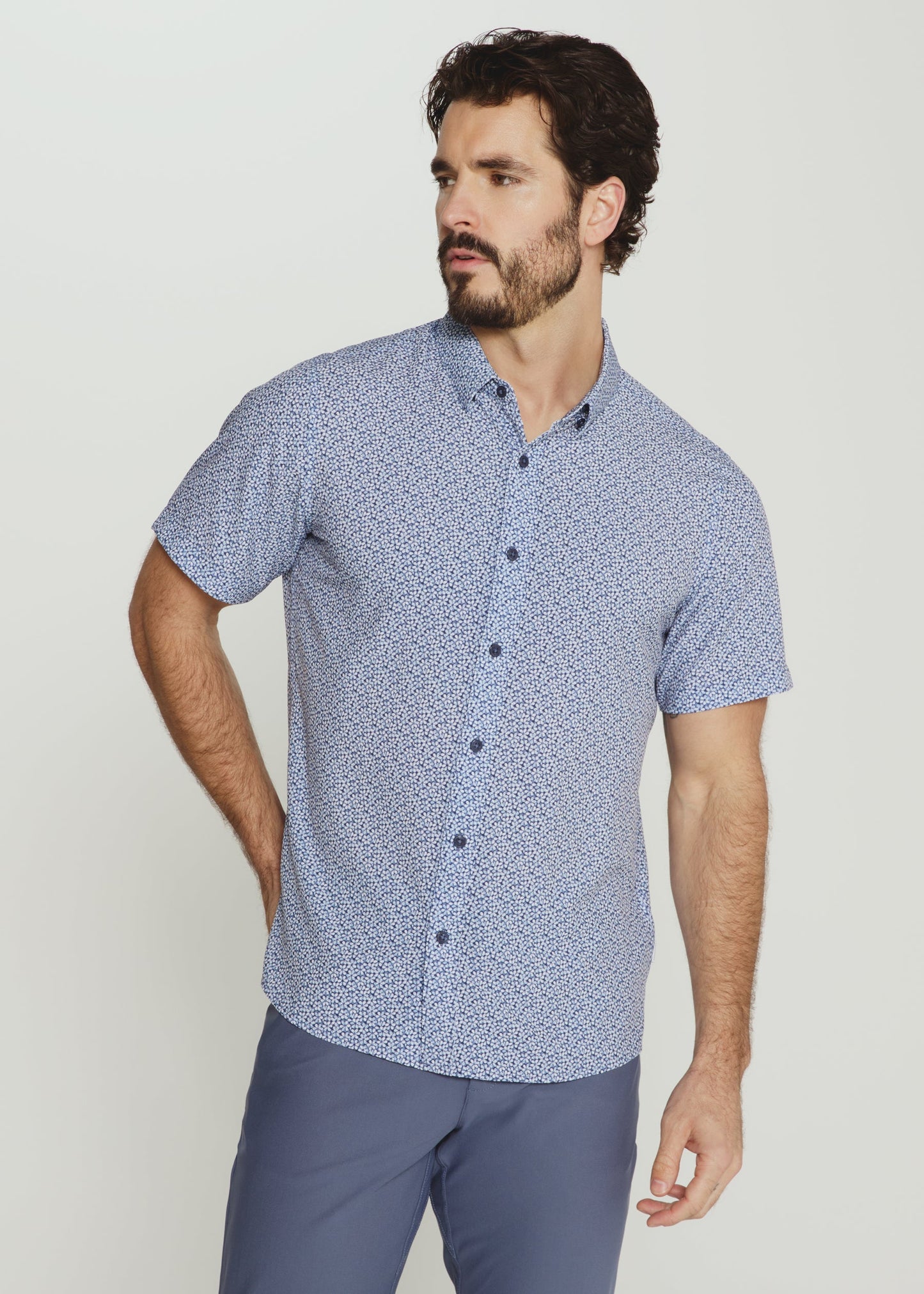 7 Diamonds Men's Jace Short Sleeve Shirt