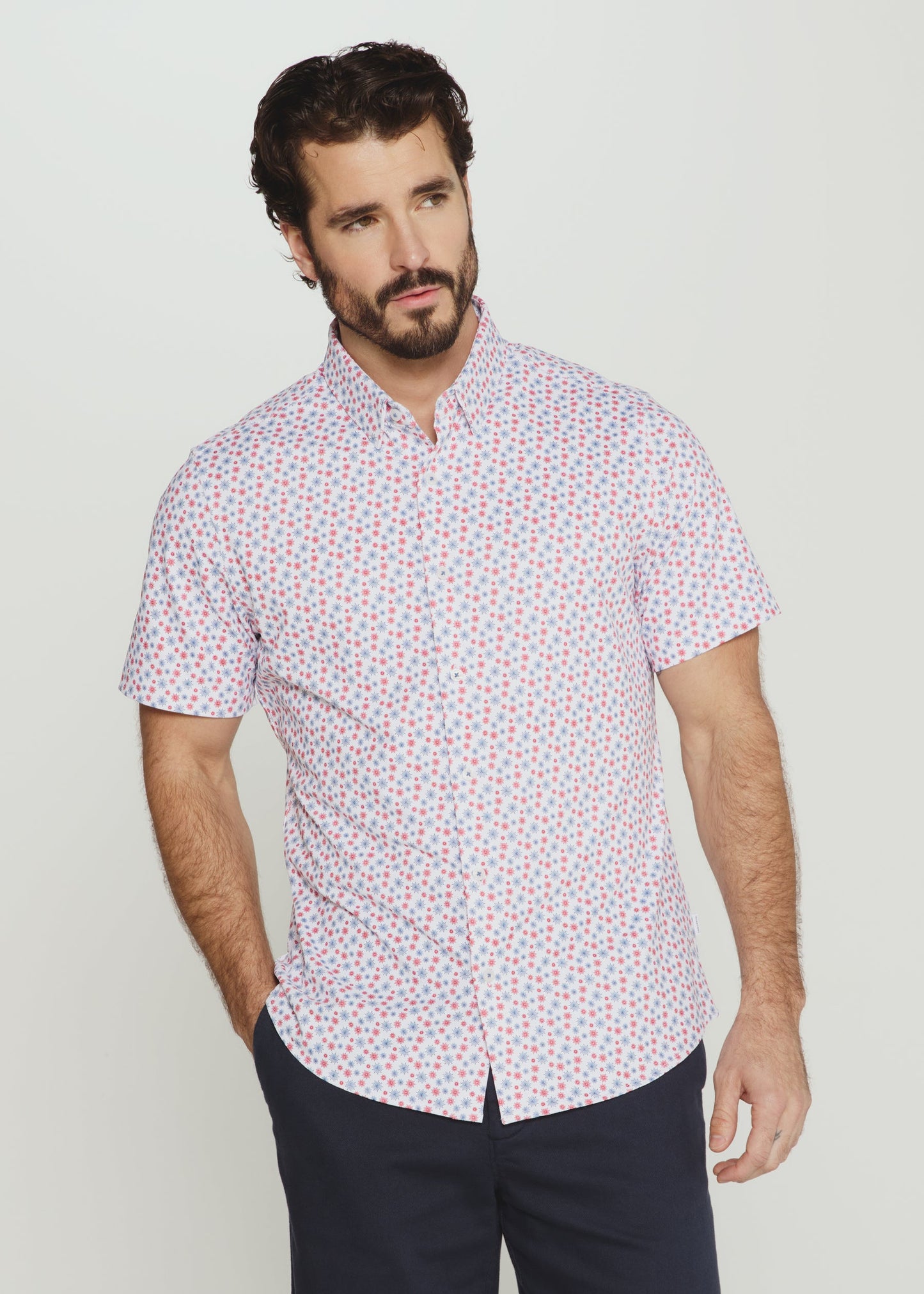 7 Diamonds Men's Sundrift Short Sleeve Shirt