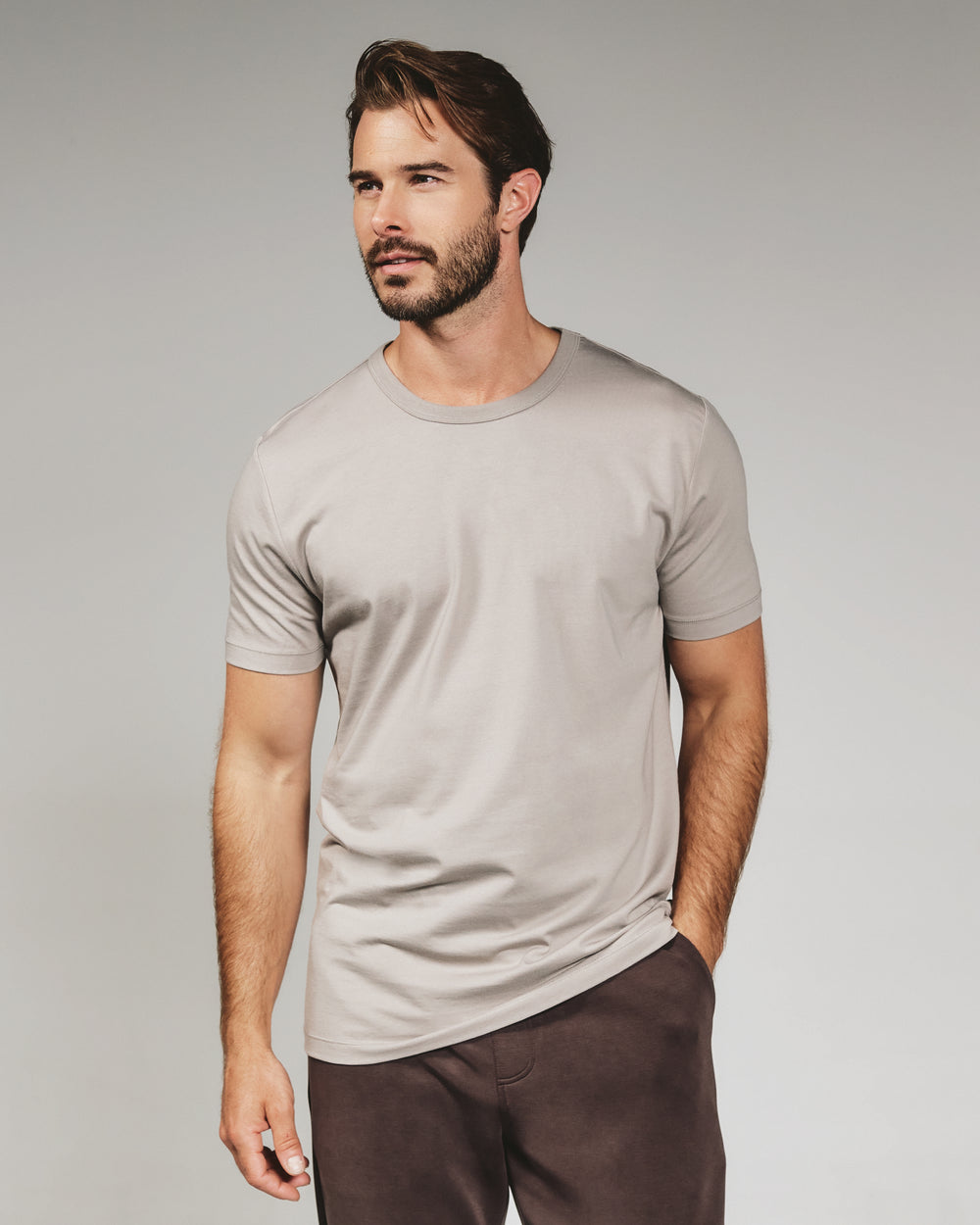 7 Diamonds Mens Modal Crew Neck Tee