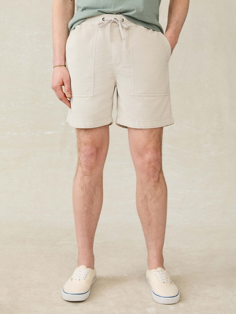 Faherty Men's Corduroy Drawstring Utility Short