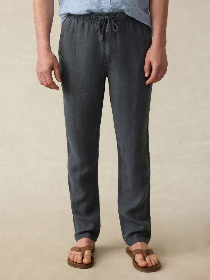 Faherty Men's Linen Drawstring Pant