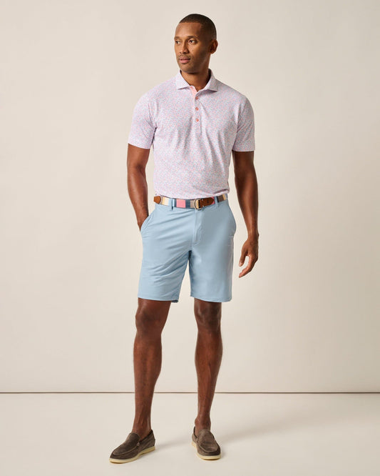 Johnnie-O Fusionn 7" Stretch-Knit-Pull-On Short