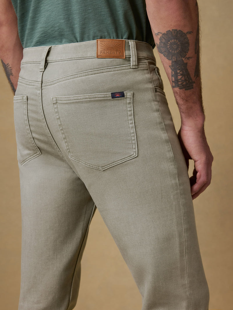 Faherty Men's Stretch Terry 5 Pocket Pant