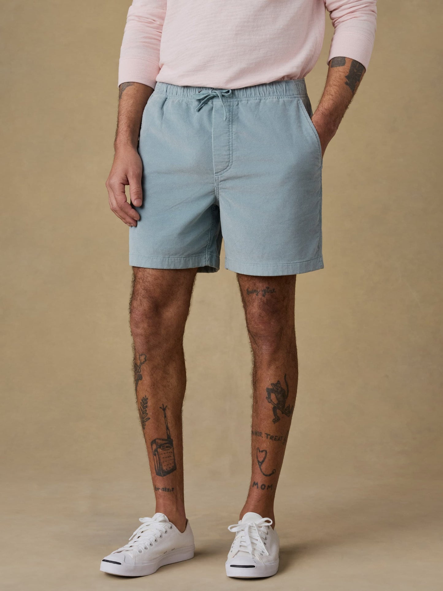 Faherty Men's Essential Corduroy Short 6"
