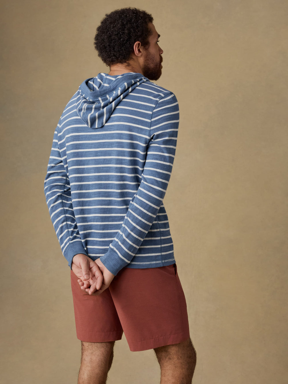 Faherty Men's Sunwashed Slub Hoodie