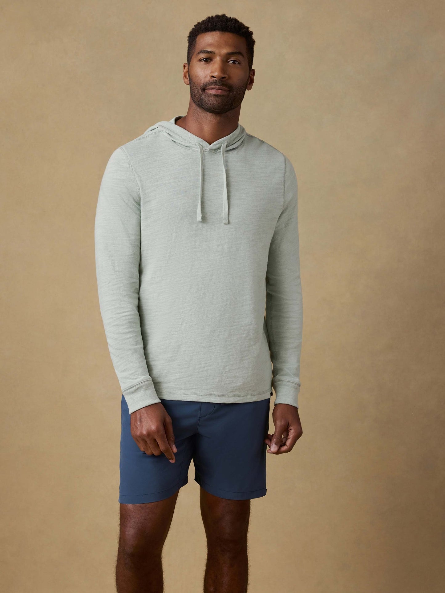 Faherty Men's Sunwashed Slub Hoodie