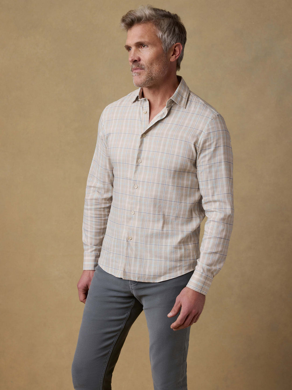 Faherty Men's Movement Monterey Shirt