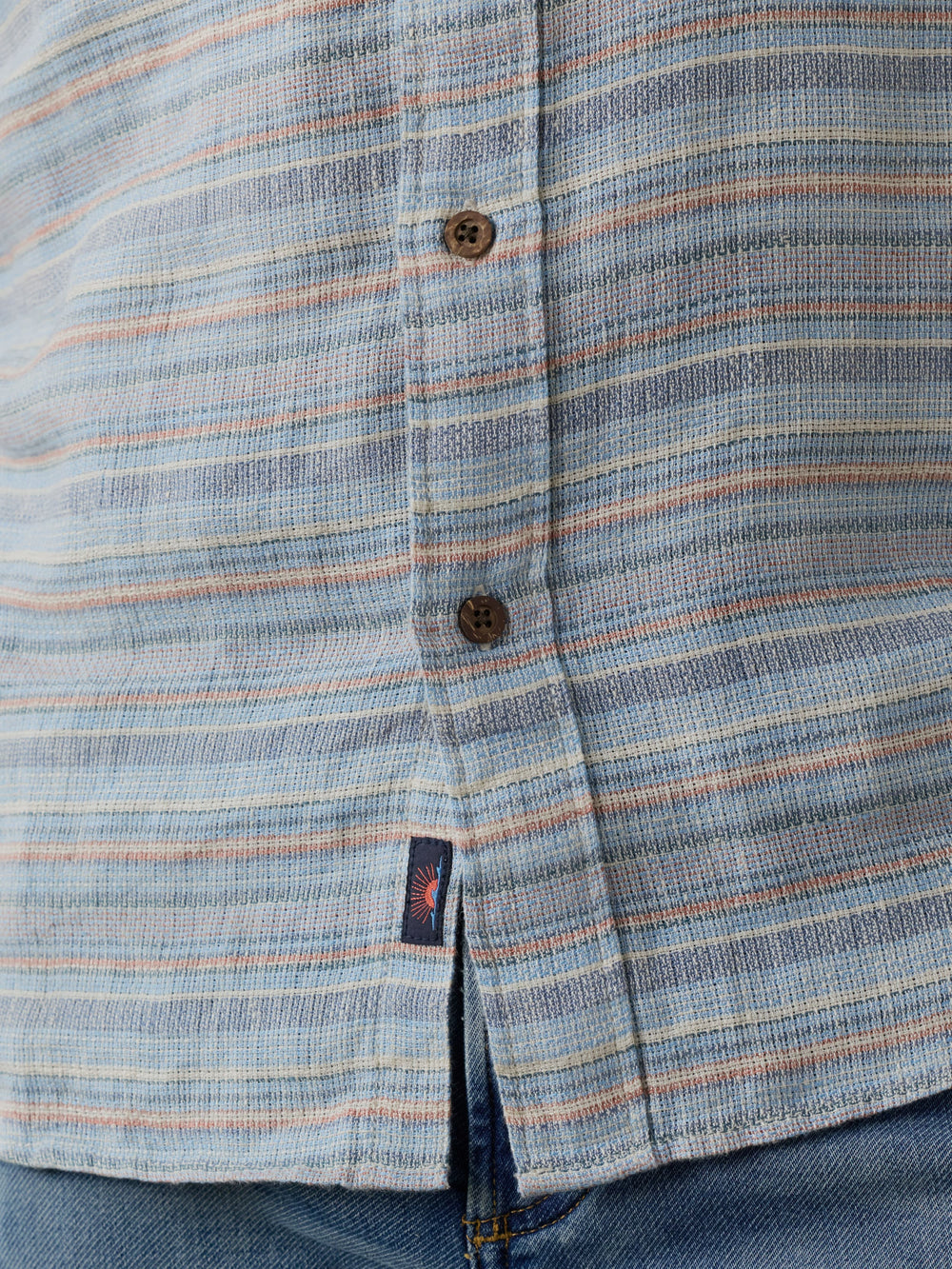 Faherty Men's Short Sleeve Palma Linen Shirt