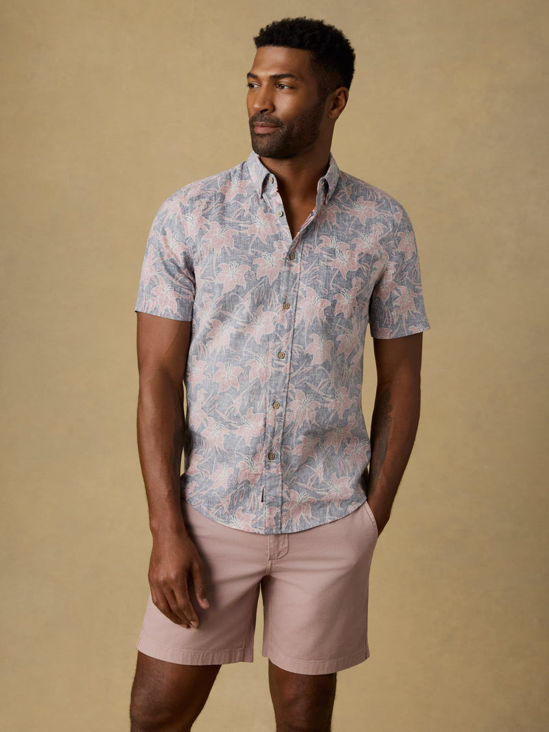 Faherty Men's Short Sleeve Breeze Shirt