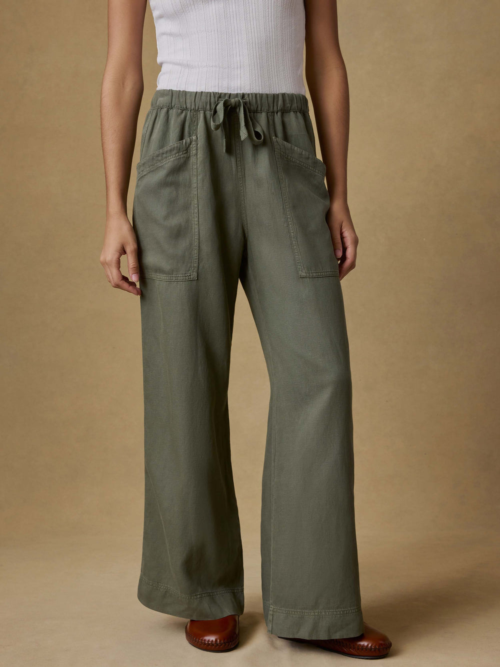 Faherty Women's Topanga Drape Pant