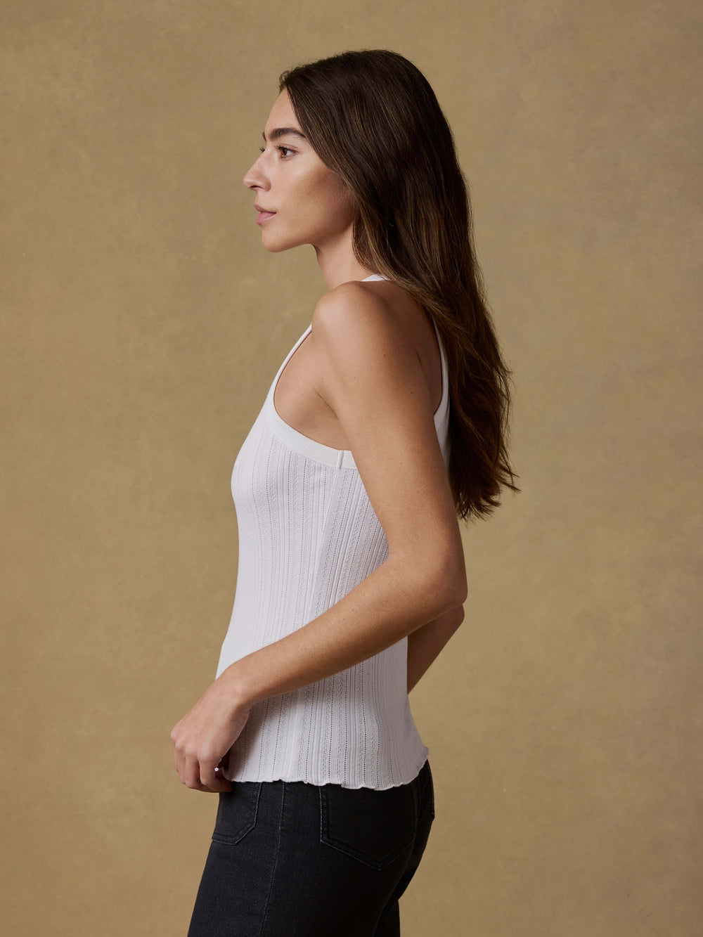 Faherty Women's Paradise Pointelle Tank