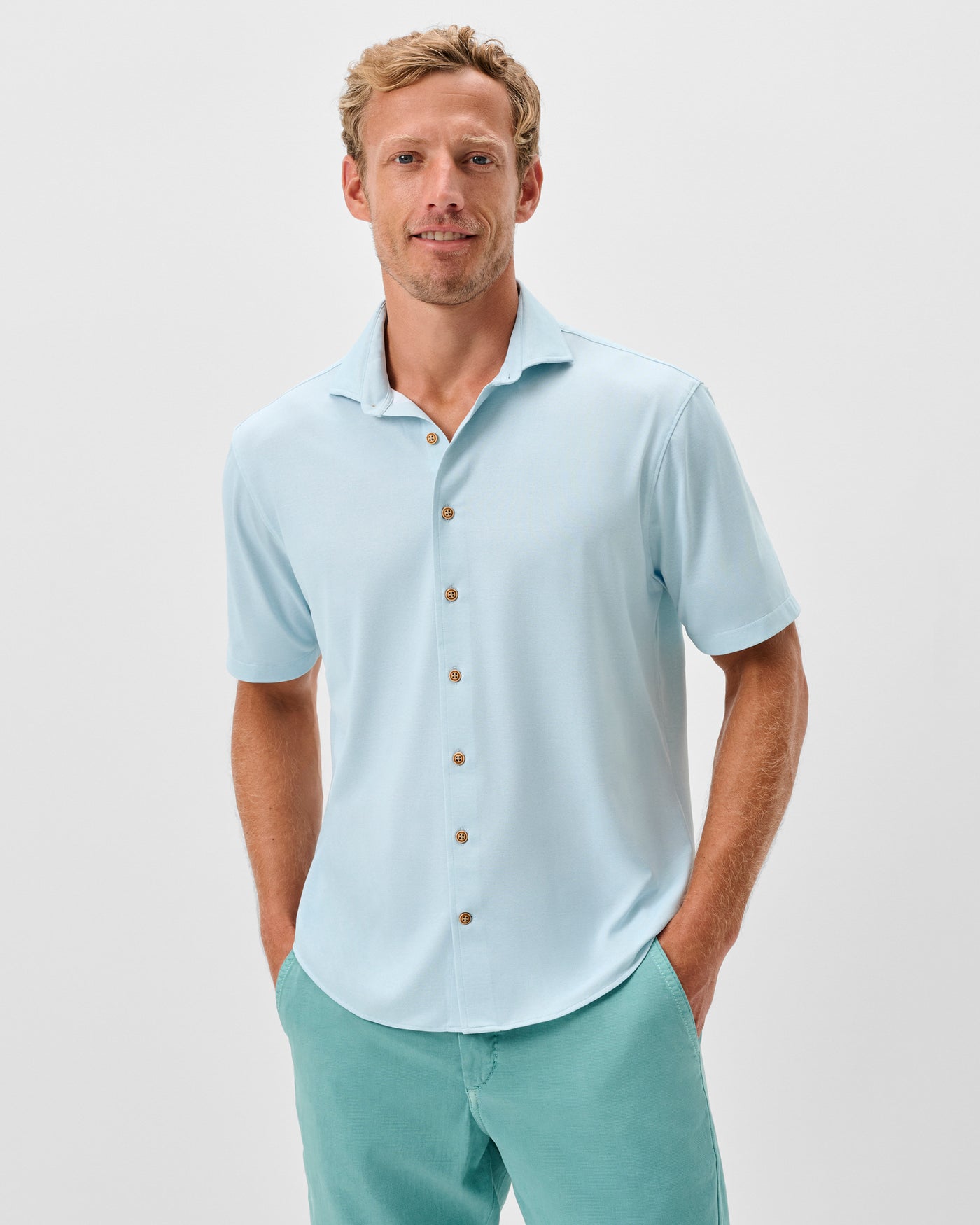 Johnnie-O Breck Short Sleeve Button Down