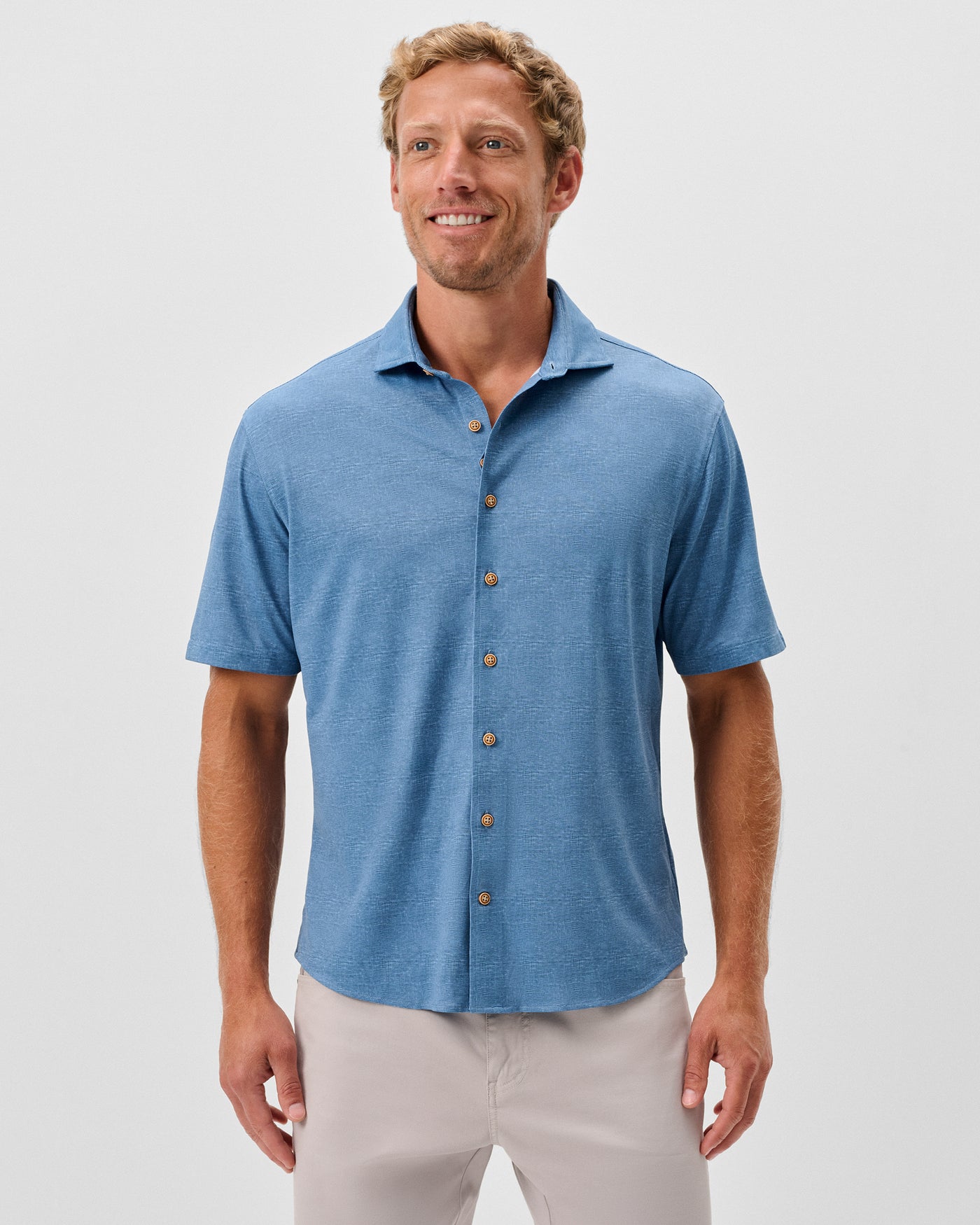 Johnnie-O Breck Short Sleeve Button Down