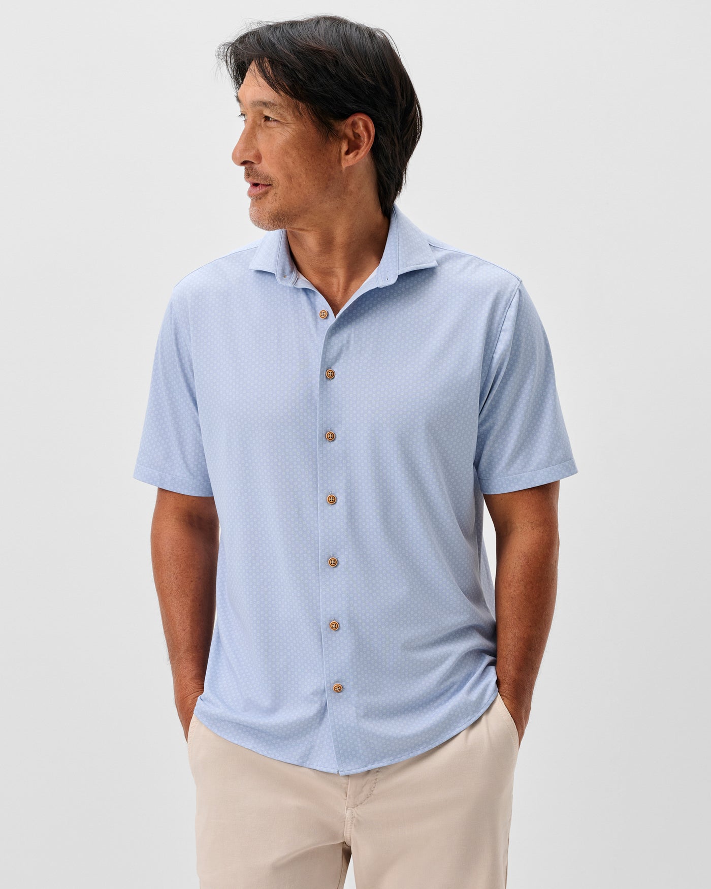 Johnnie-O Augustine Short Sleeve Button Down