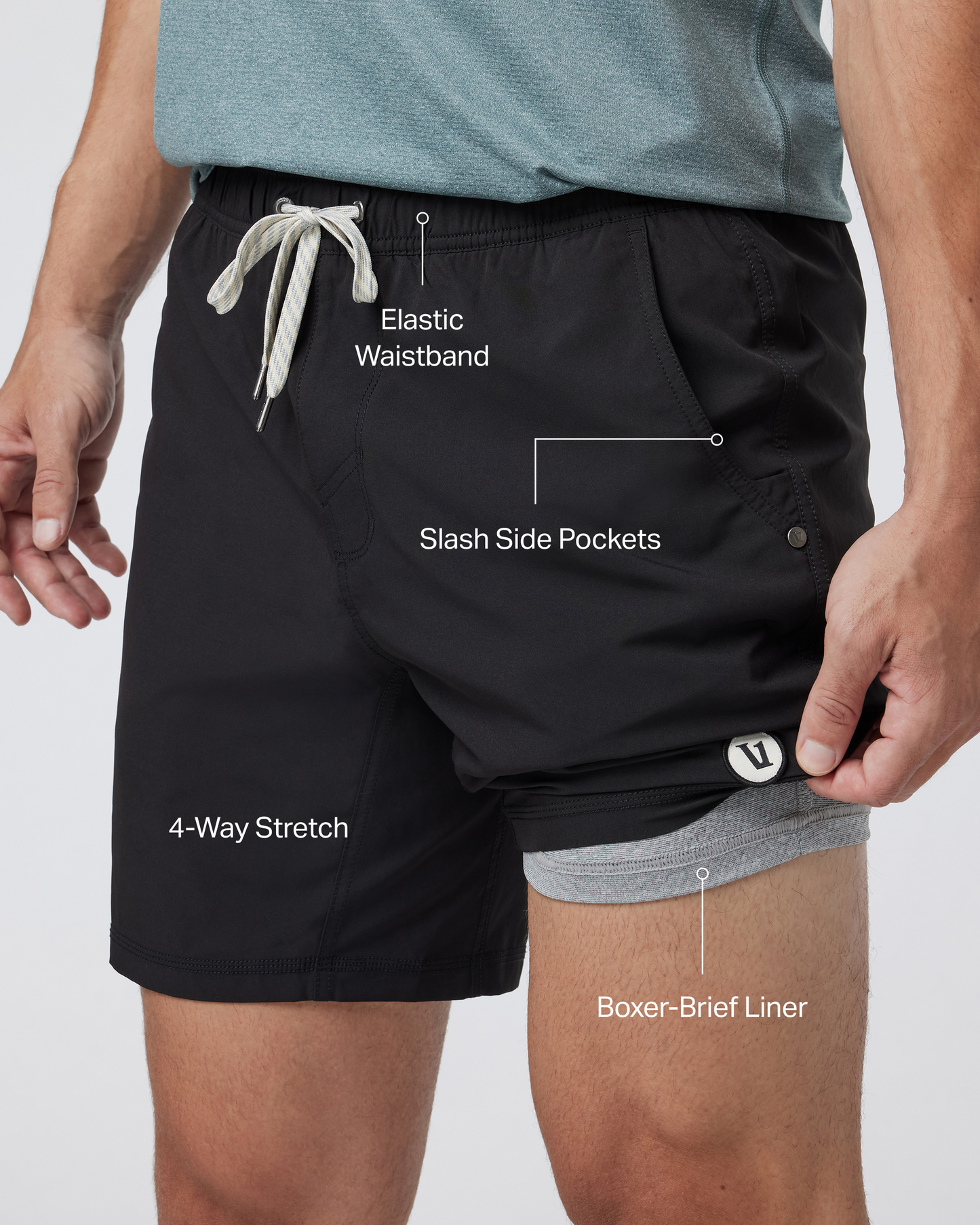 Vuori Men's Kore Short Lined 7"